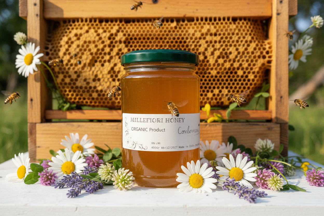 Organic MilleFiori Honey