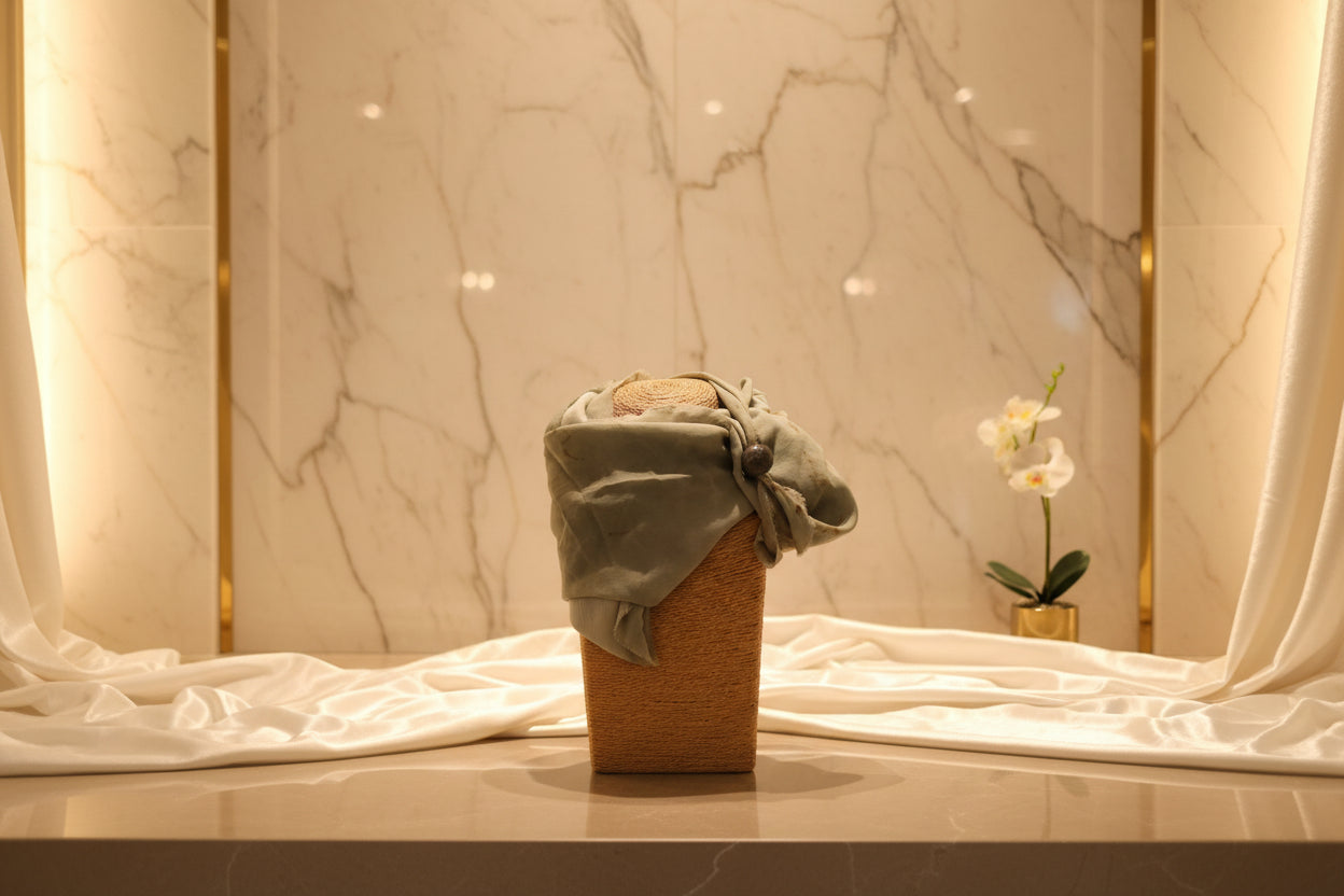 Ecological Print Silk Foulard