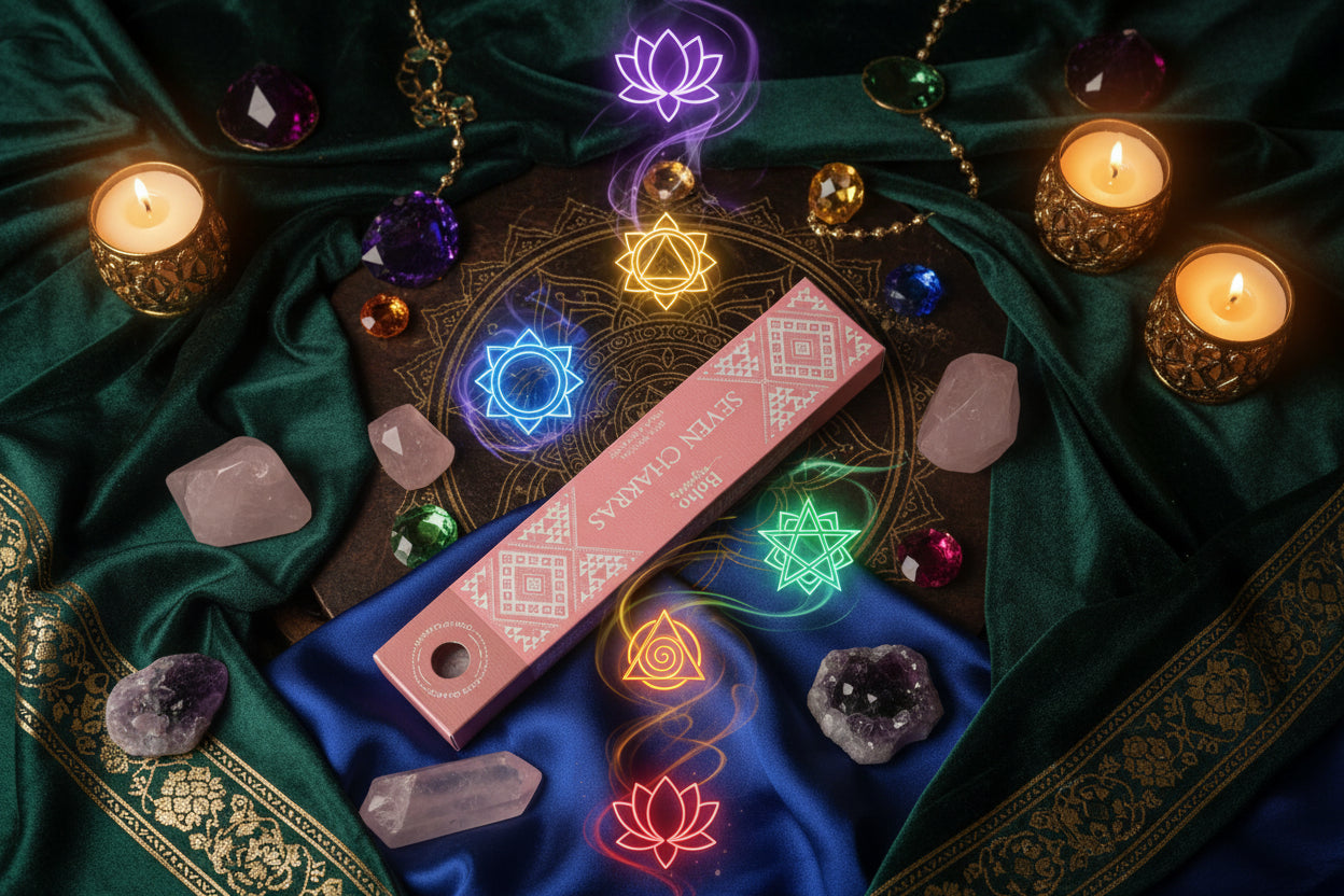 100% Natural Incense Seven Chakras