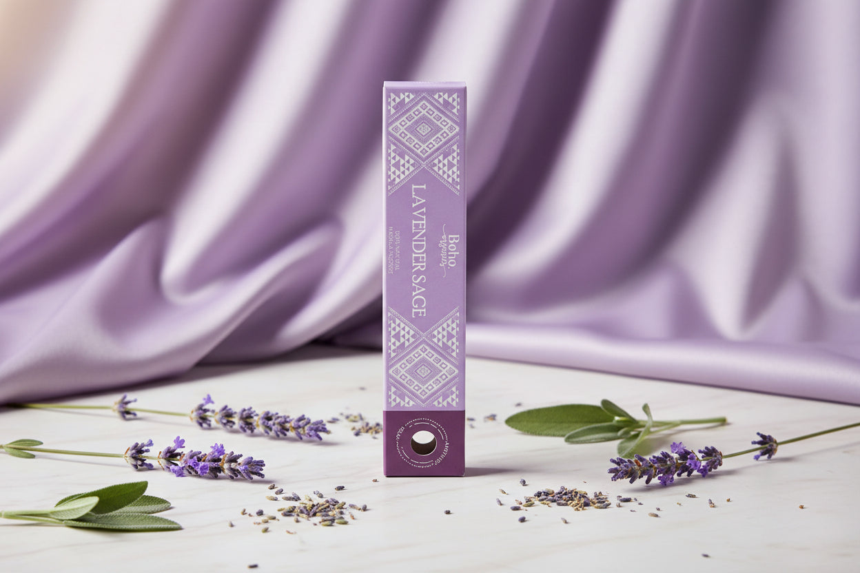 100% Natural Incense Lavander Sage